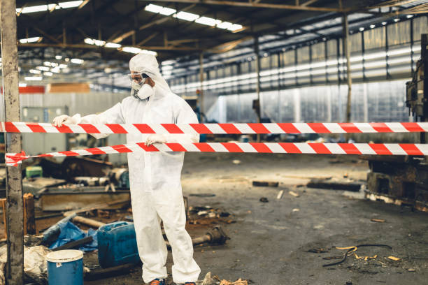 Professional Hoarding Cleanup technician working in Bingham Canyon, UT